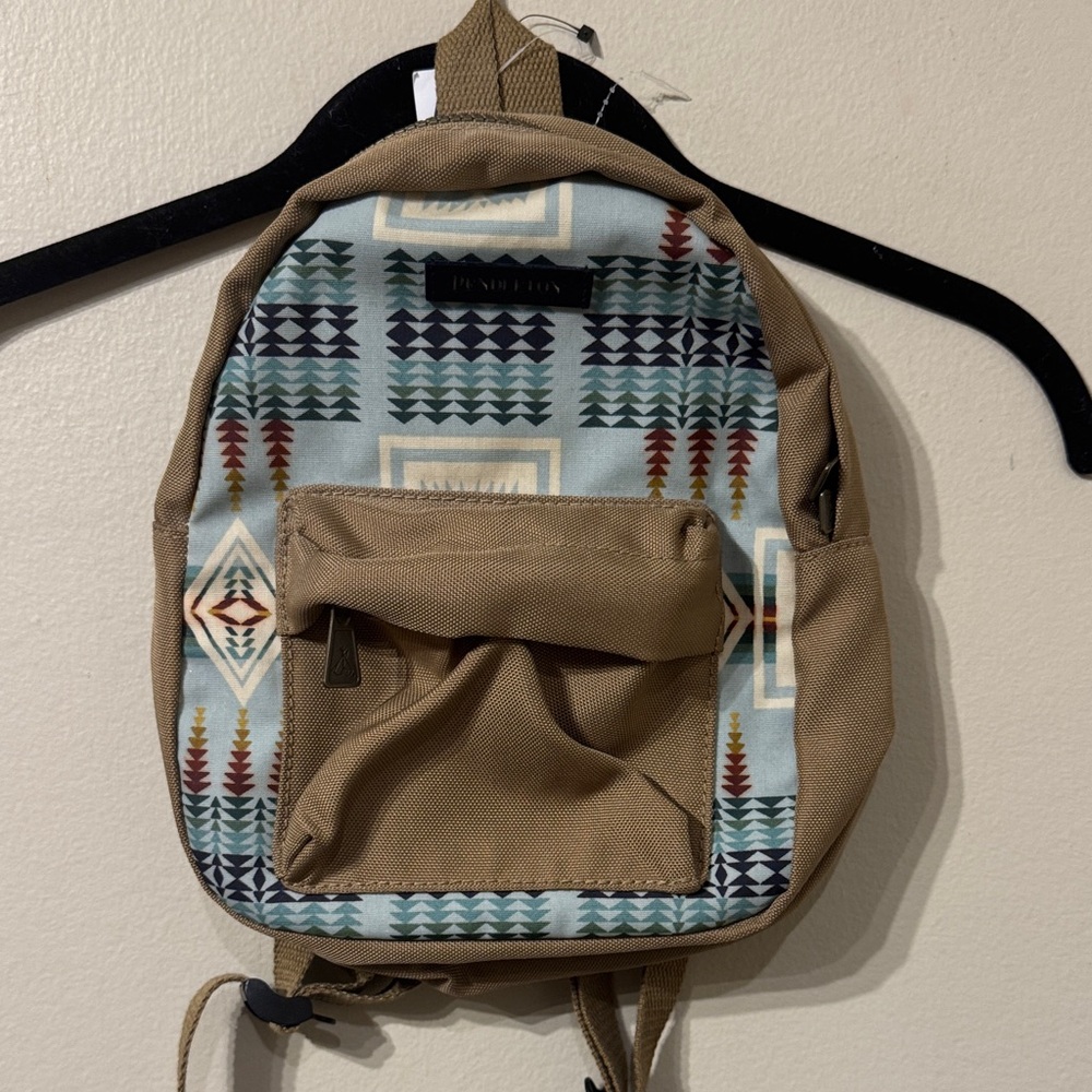 Unisex Canvas Pendleton Mini Backpack Geometric Print NEW NWT Southwest print